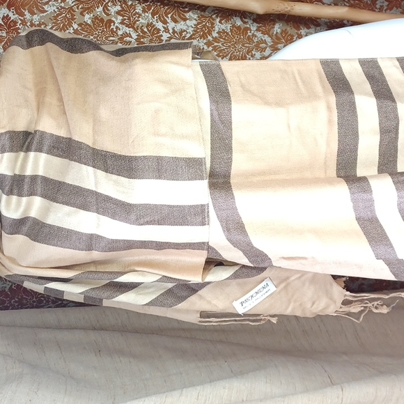 Cashmere silk pashmina scarf large - Picture 1 of 3